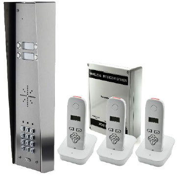 703-HSK3 DECT Wireless Intercom 3 Station Kit + Keypad